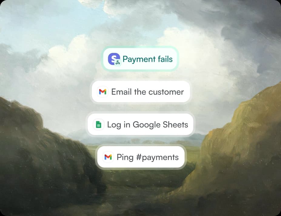 Webhooks feature screenshot - Create AI automations that listen for events and act on them instantly.